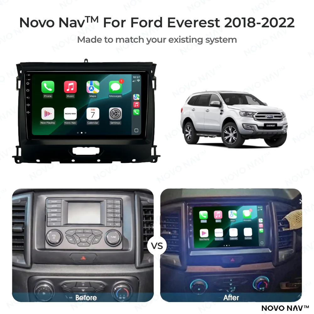 Ford Everest 2018-2022 CarPlay and Android Auto Upgrade Kit