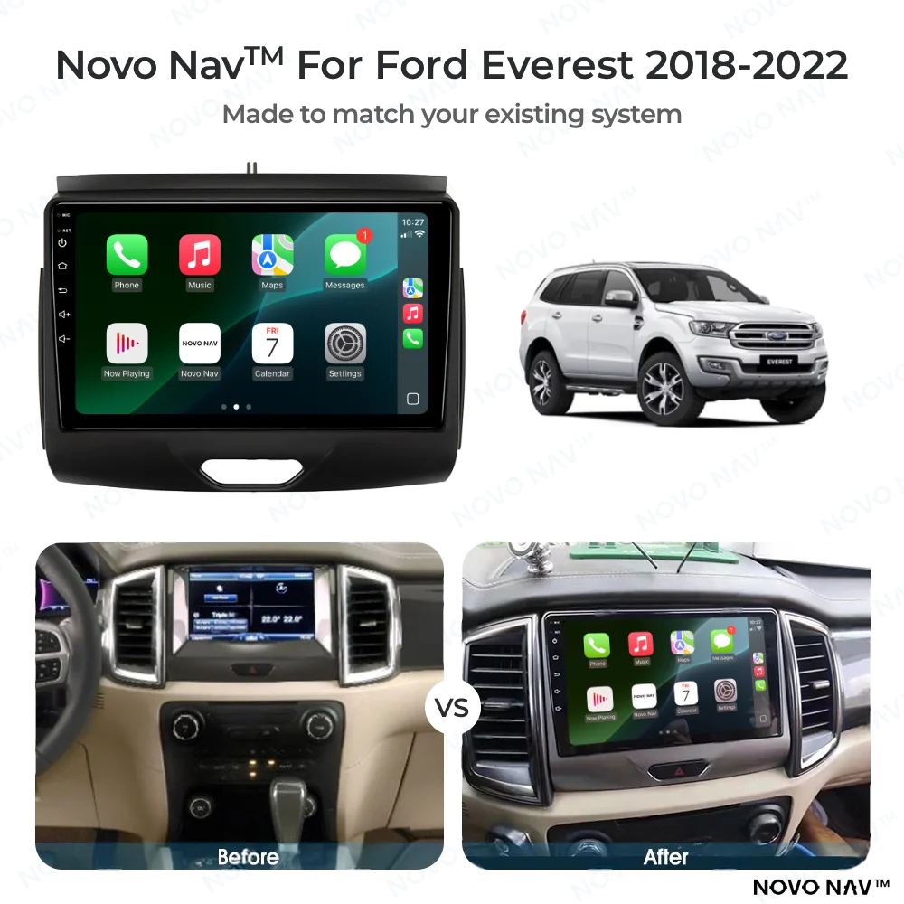 Ford Everest 2018-2022 CarPlay and Android Auto Upgrade Kit