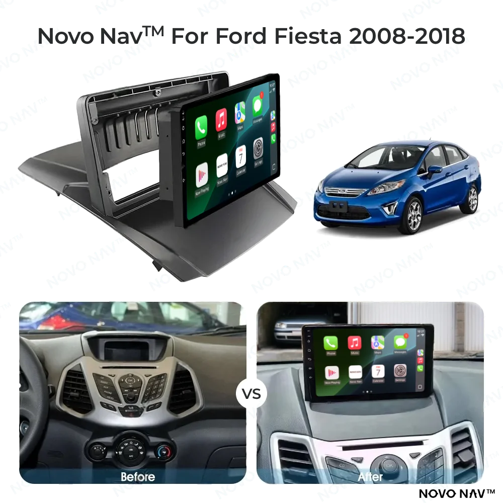 Ford Fiesta 2008-2018 CarPlay and Android Auto Upgrade Kit