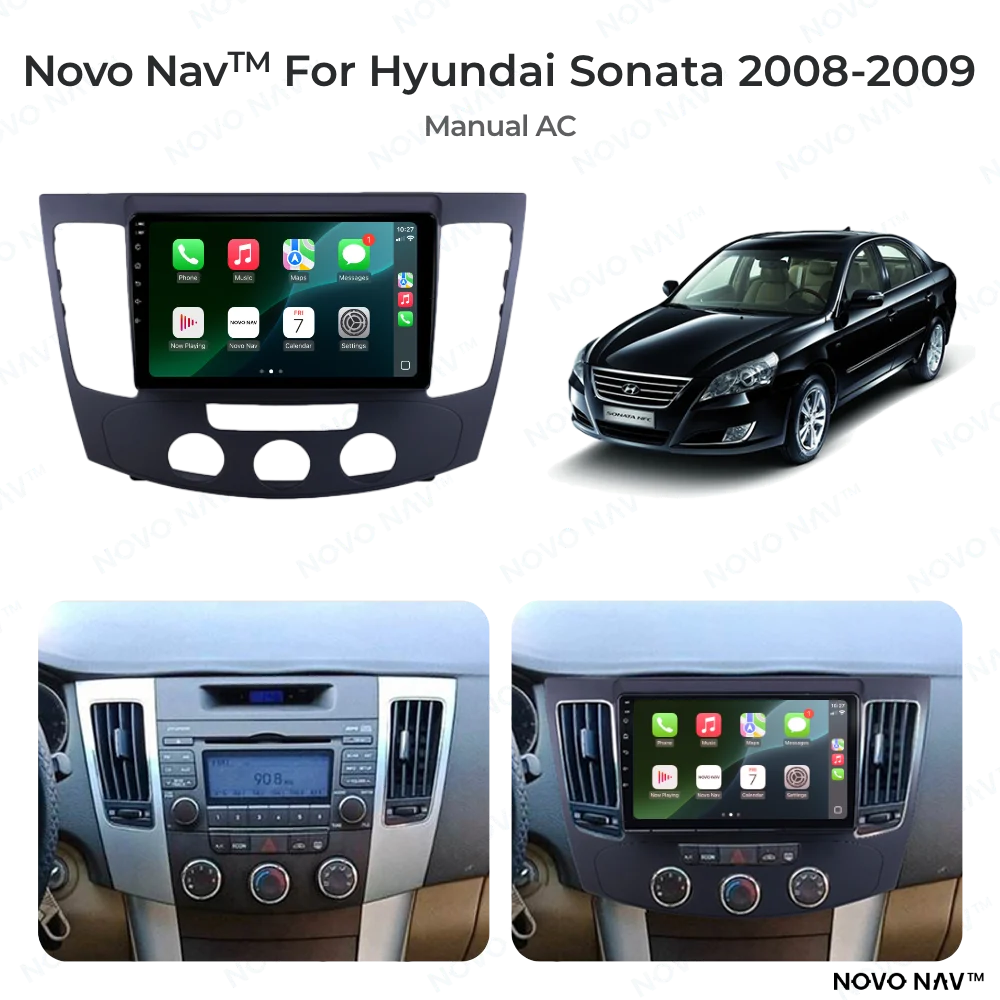 Hyundai Sonata 2008-2009 CarPlay and Android Auto Upgrade Kit