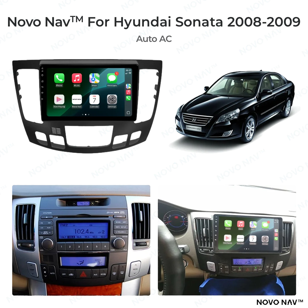 Hyundai Sonata 2008-2009 CarPlay and Android Auto Upgrade Kit
