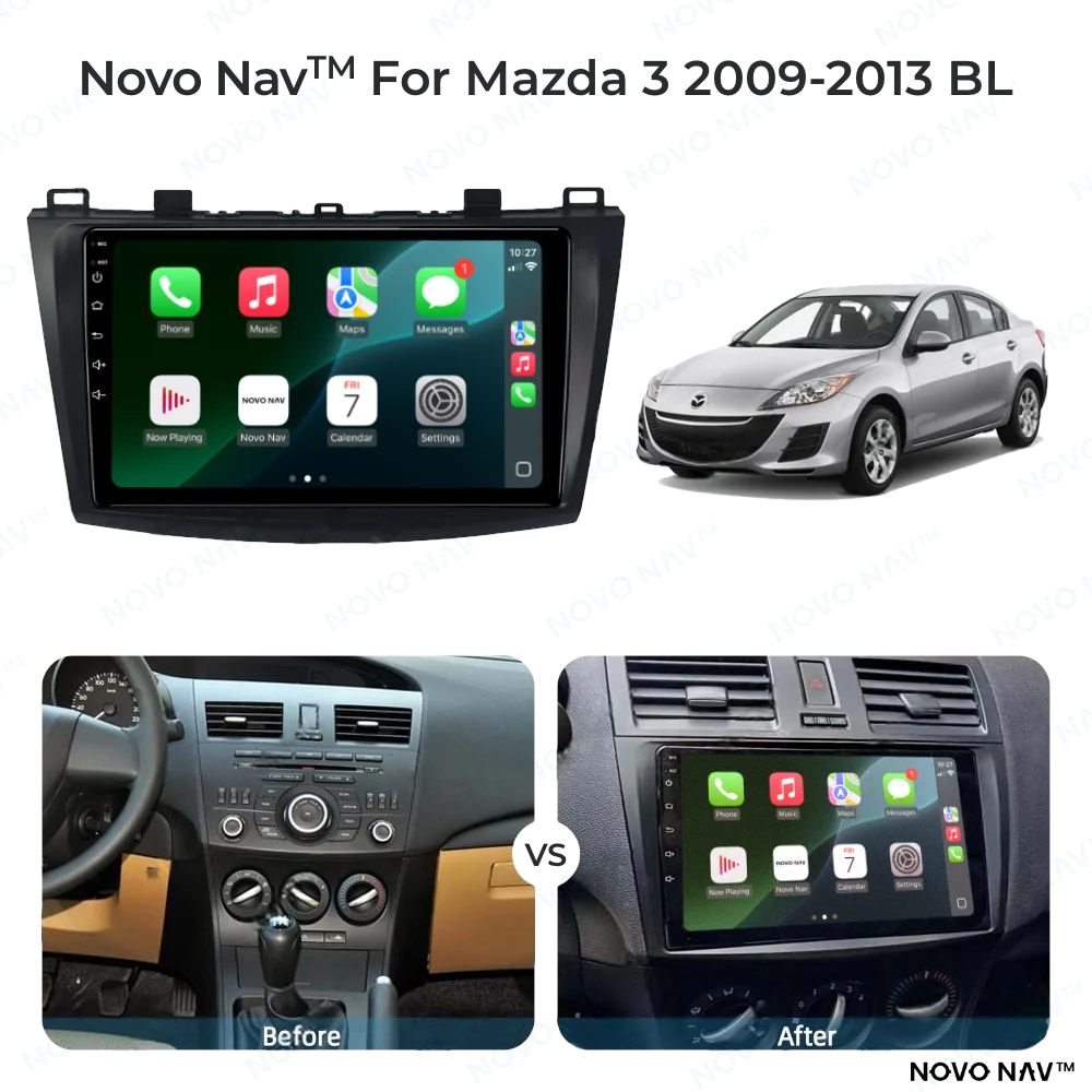 Mazda 3 2009-2013 CarPlay and Android Auto Upgrade Kit
