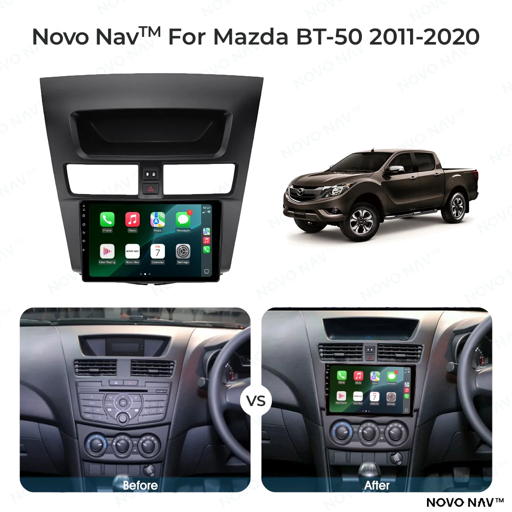 Mazda BT-50 2011-2020 CarPlay and Android Auto Upgrade Kit