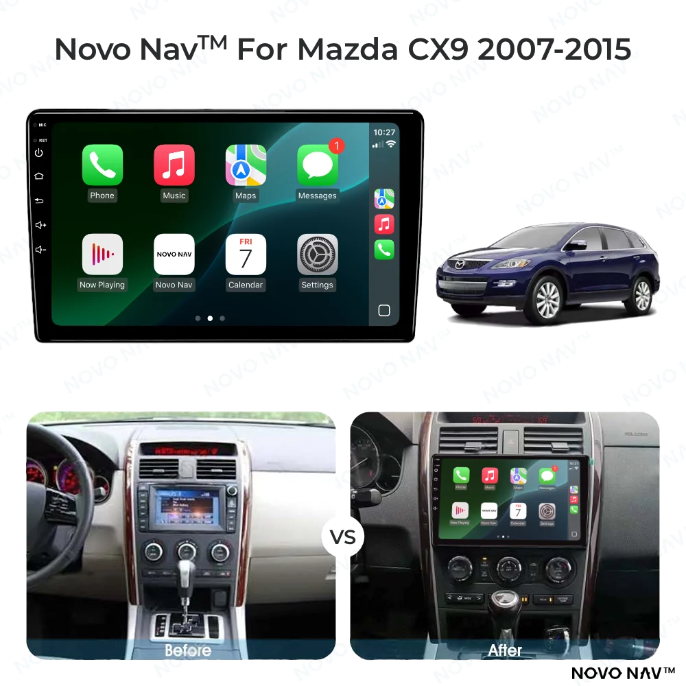 Mazda CX9 2007-2015 CarPlay and Android Auto Upgrade Kit