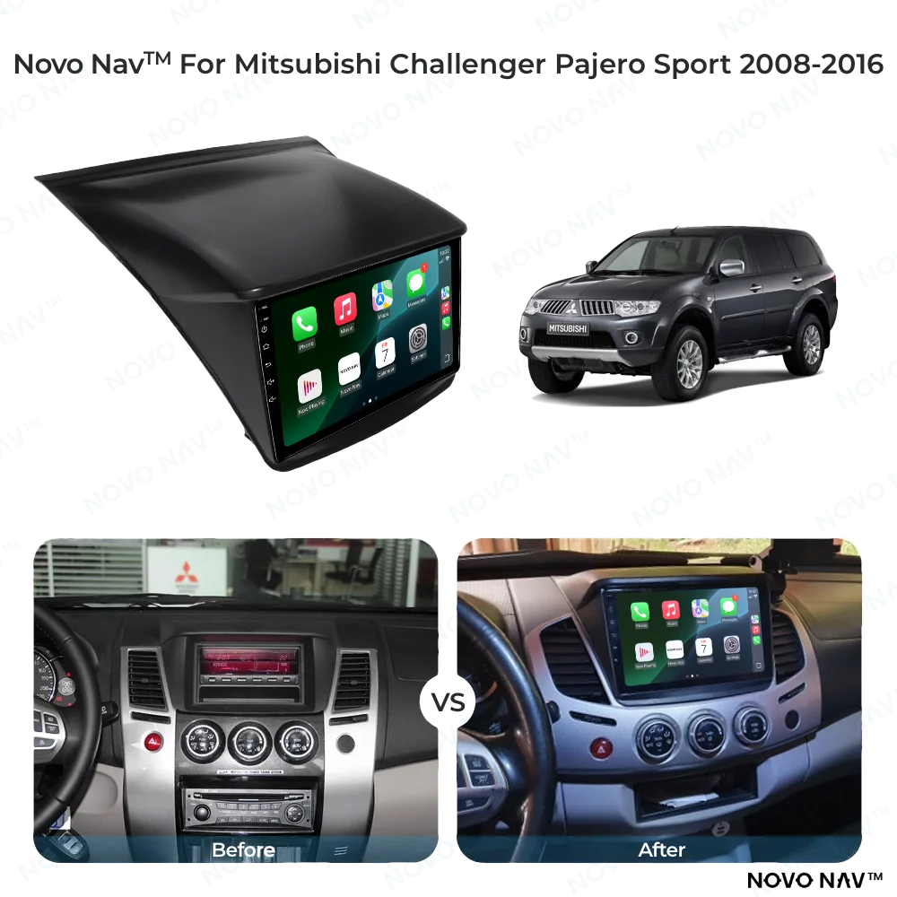 Mitsubishi Pajero Sport 2008-2016 CarPlay and Android Auto Upgrade Kit