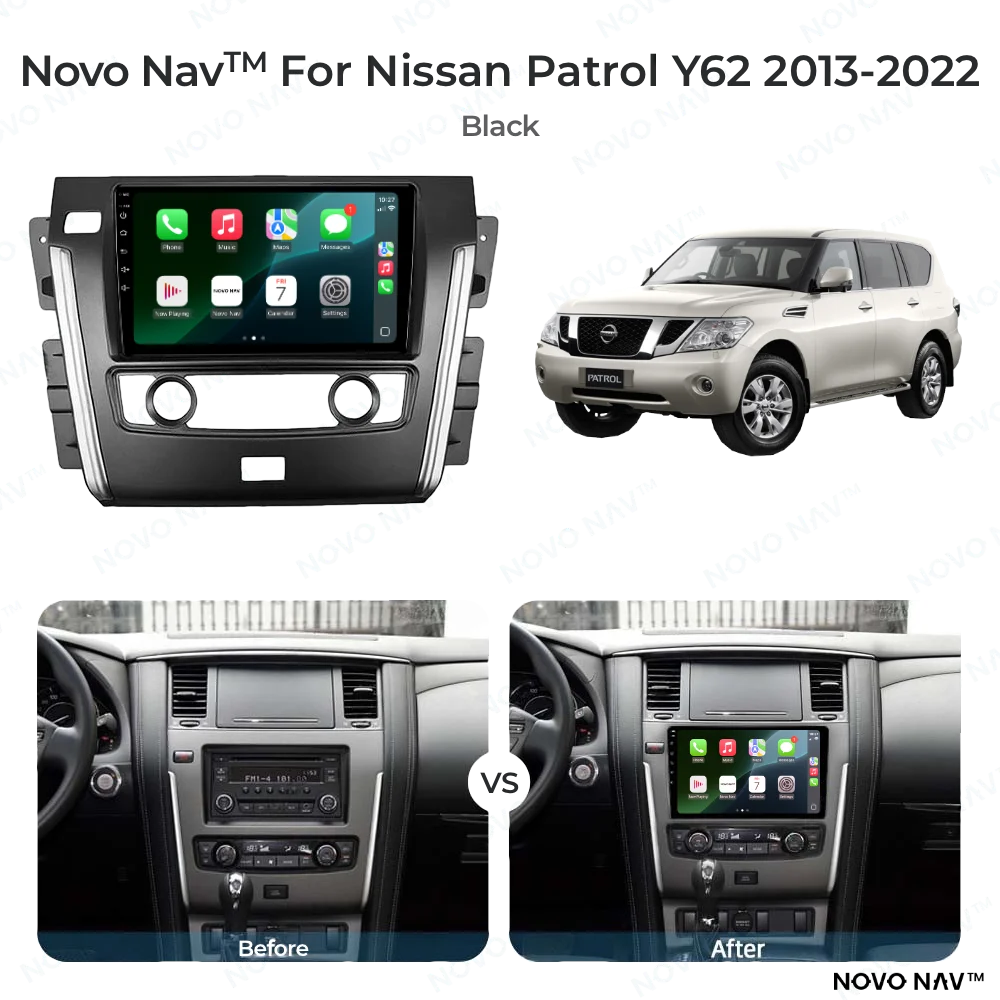 Nissan Patrol 2013-2022 CarPlay and Android Auto Upgrade Kit