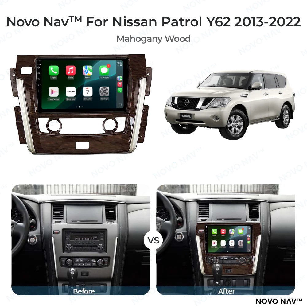 Nissan Patrol 2013-2022 CarPlay and Android Auto Upgrade Kit