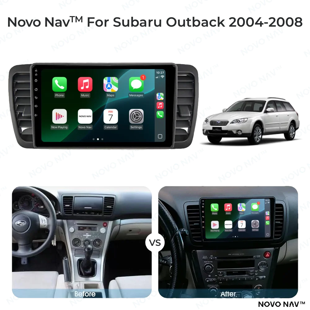 Subaru Outback 2004-2008 CarPlay and Android Auto Upgrade Kit
