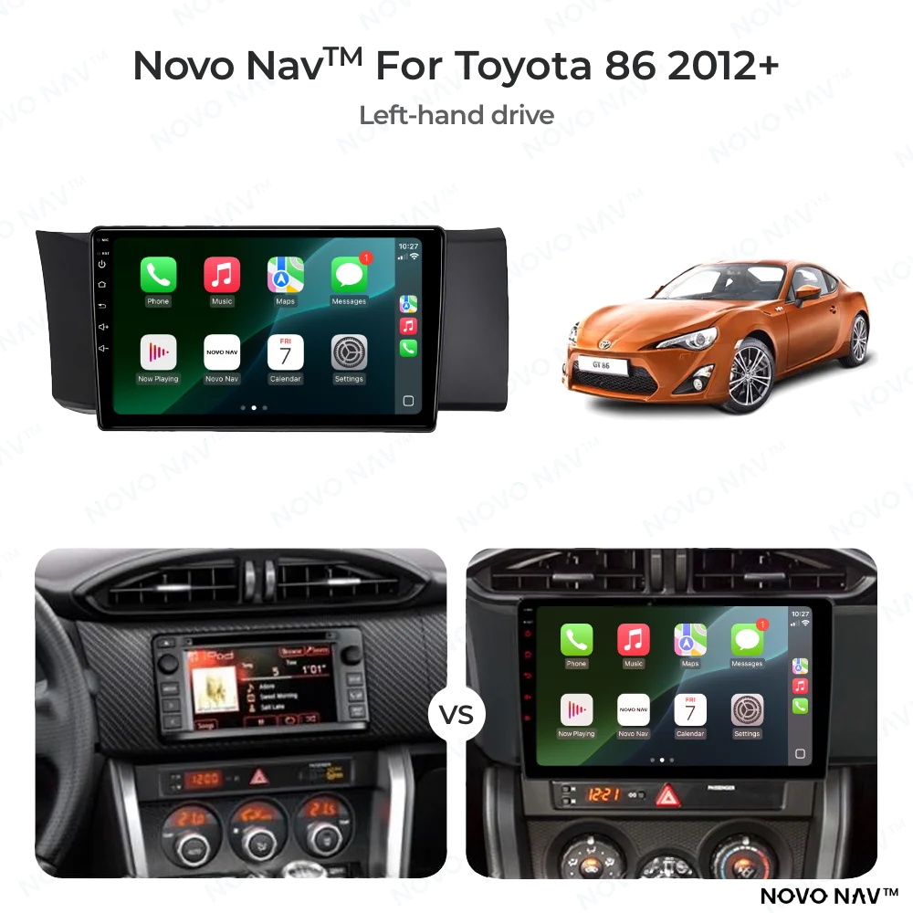 Toyota 86 2012-2022 CarPlay and Android Auto Upgrade Kit