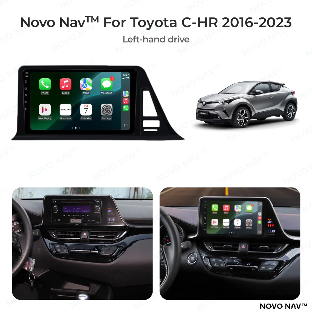 Toyota C-HR 2016-2023 CarPlay and Android Auto Upgrade Kit