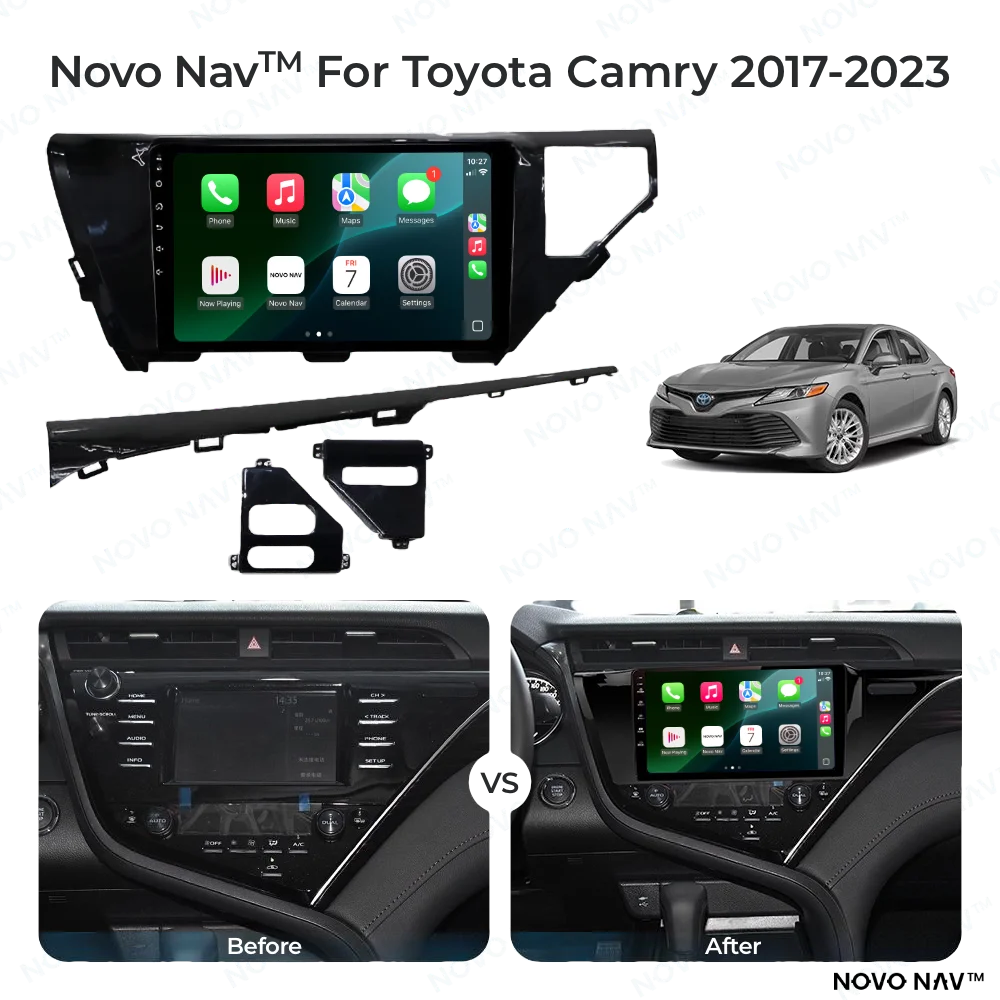Toyota Camry 2017-2023 CarPlay and Android Auto Upgrade Kit