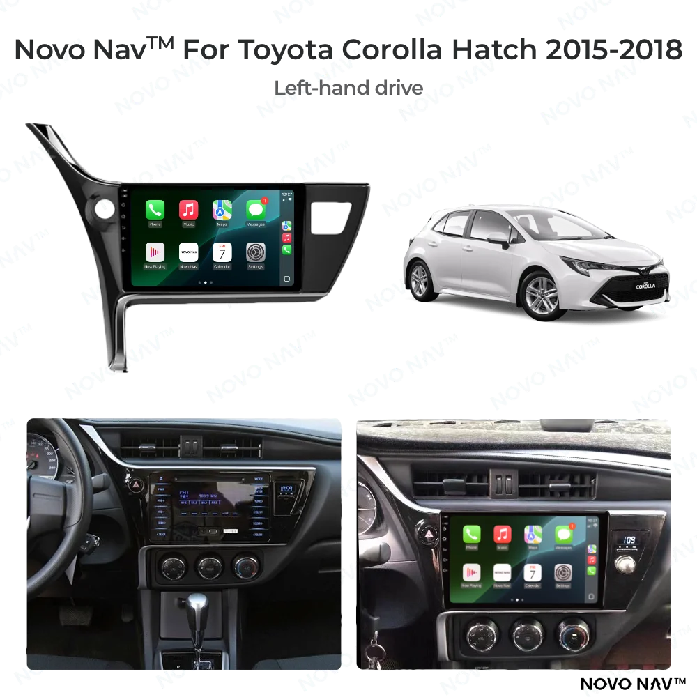 Toyota Corolla Hatch 2015-2018 CarPlay and Android Auto Upgrade Kit