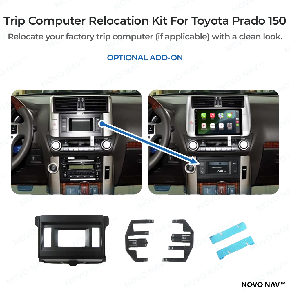9 Inch CarPlay & Android Auto Head Unit for Toyota Prado 2009-2013