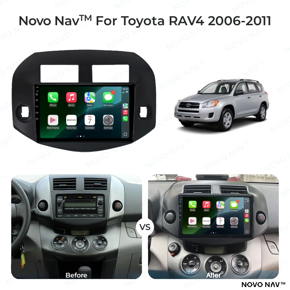 Toyota RAV4 2006-2011 CarPlay and Android Auto Upgrade Kit