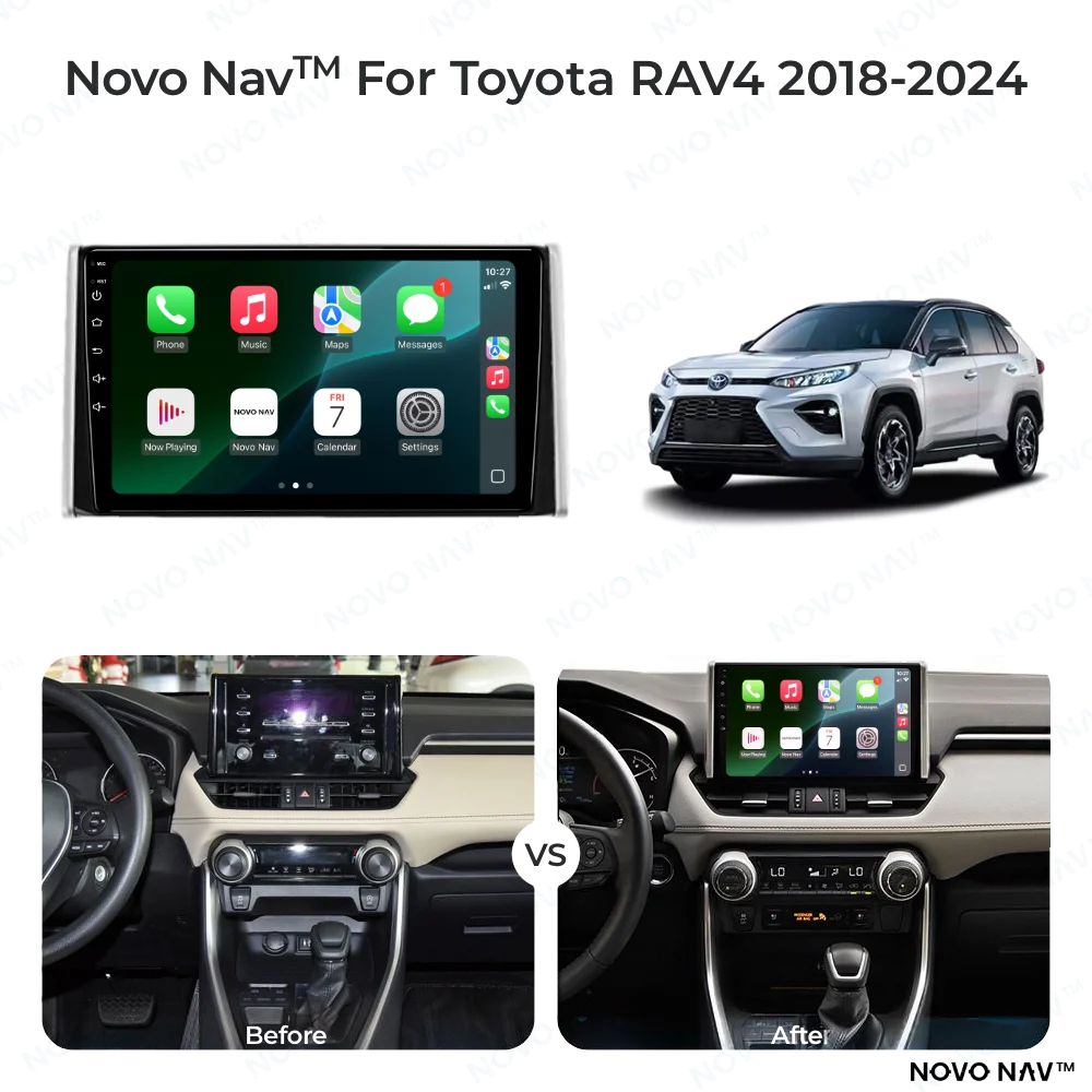 Toyota RAV4 2018-2024 CarPlay and Android Auto Upgrade Kit