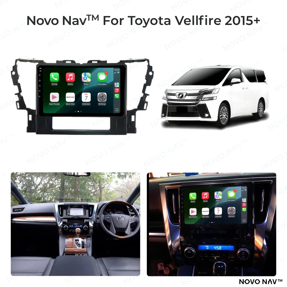 Toyota Vellfire 2015-2025 (with JBL) CarPlay and Android Auto Upgrade Kit