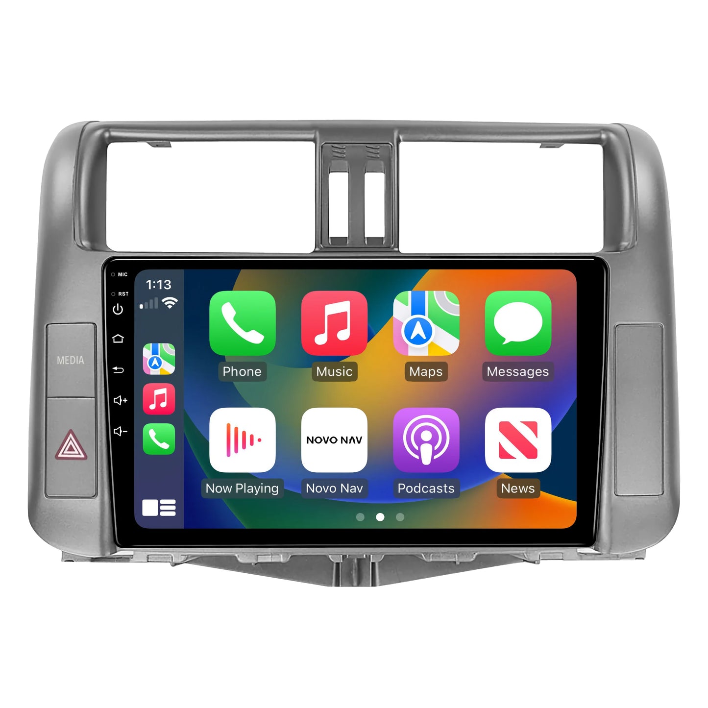 Toyota Prado 150 Series 2009-2013 (with Sat-Nav) CarPlay and Android Auto Upgrade Kit