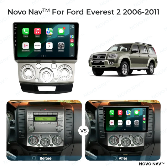 Ford Everest 2006-2011 CarPlay and Android Auto Upgrade Kit