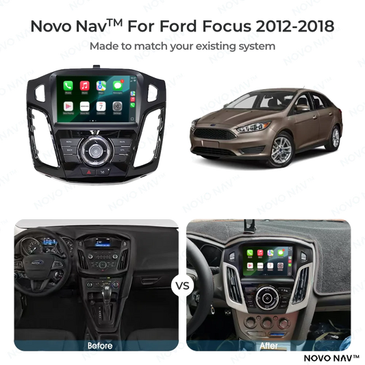 Ford Focus 2012-2018 CarPlay and Android Auto Upgrade Kit