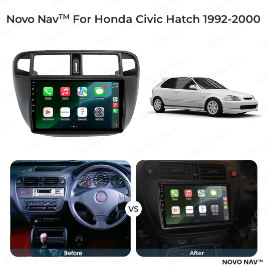 Honda Civic Hatch 1992-2000 CarPlay and Android Auto Upgrade Kit