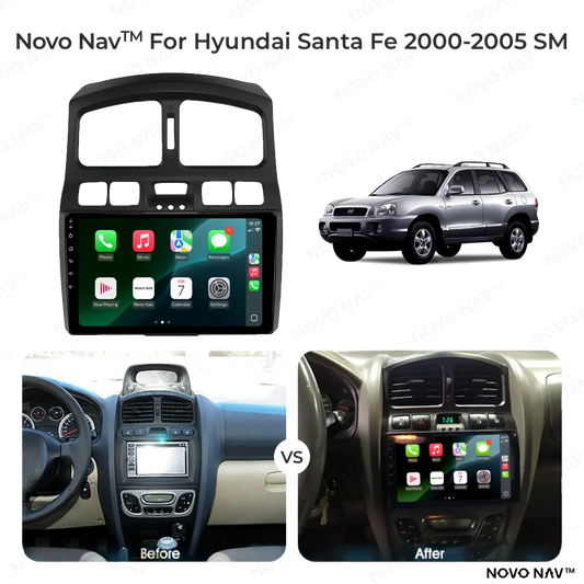 Hyundai Santa Fe 2000-2005 CarPlay and Android Auto Upgrade Kit