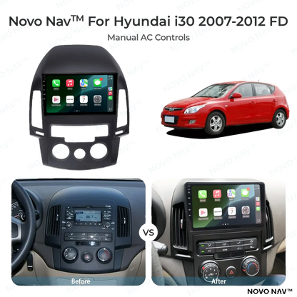 Hyundai i30 2007-2012 CarPlay and Android Auto Upgrade Kit
