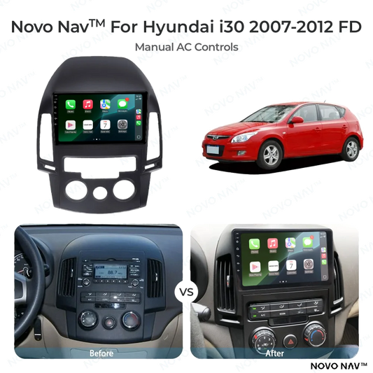 Hyundai i30 2007-2012 CarPlay and Android Auto Upgrade Kit