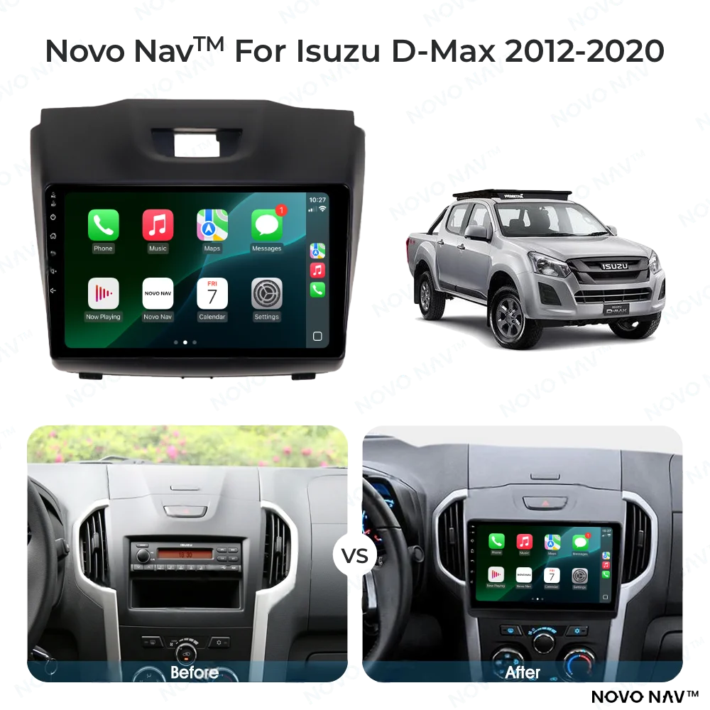 Isuzu D-Max 2012-2020 CarPlay and Android Auto Upgrade Kit