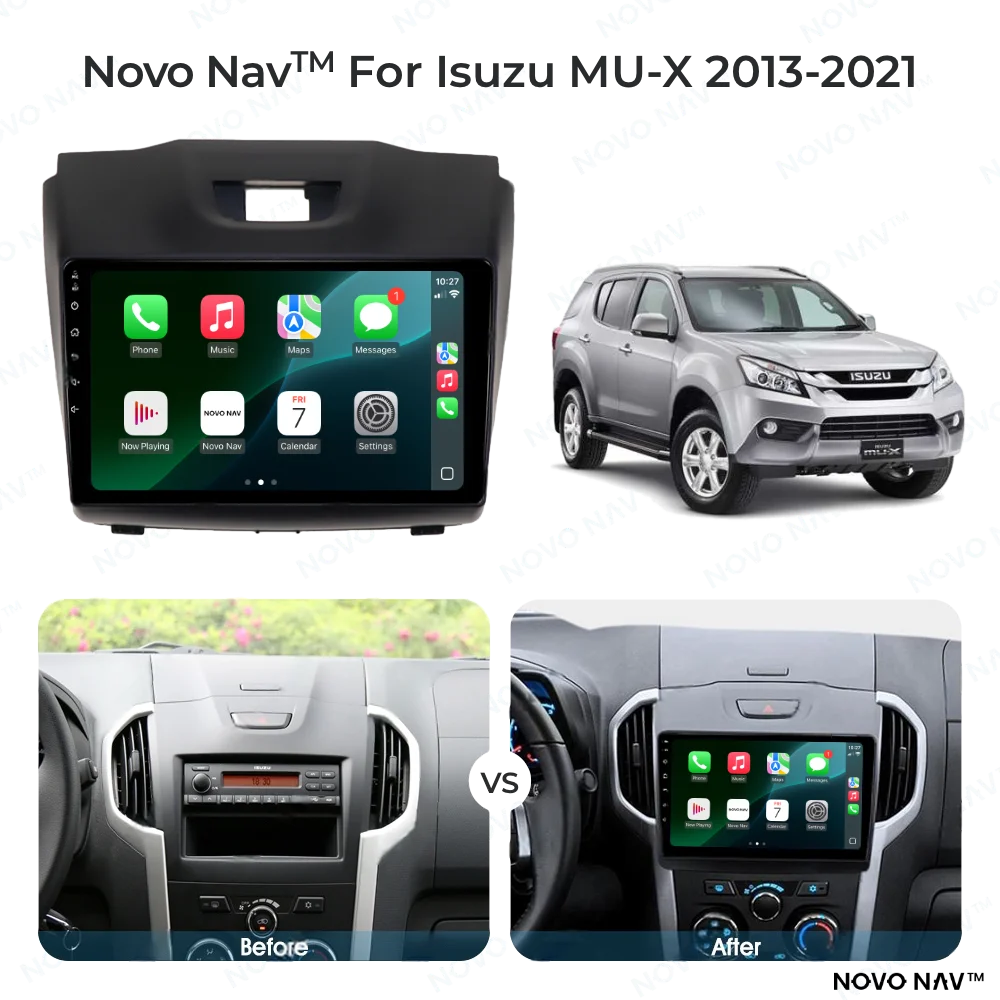 Isuzu MU-X 2013-2021 CarPlay and Android Auto Upgrade Kit