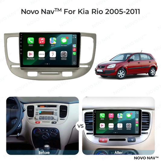 Kia Rio 2005-2011 CarPlay and Android Auto Upgrade Kit