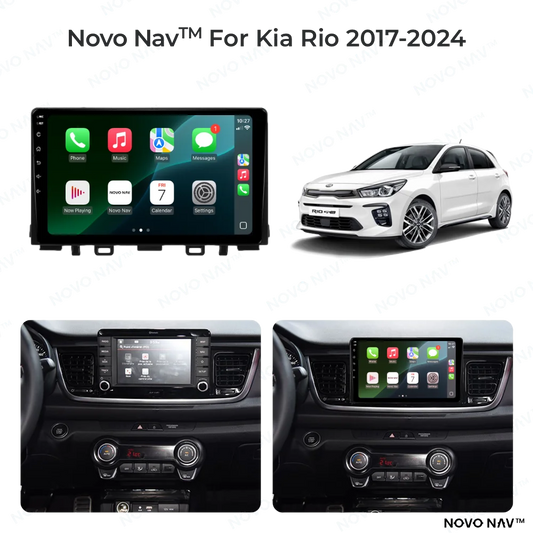Kia Rio 2017-2024 CarPlay and Android Auto Upgrade Kit
