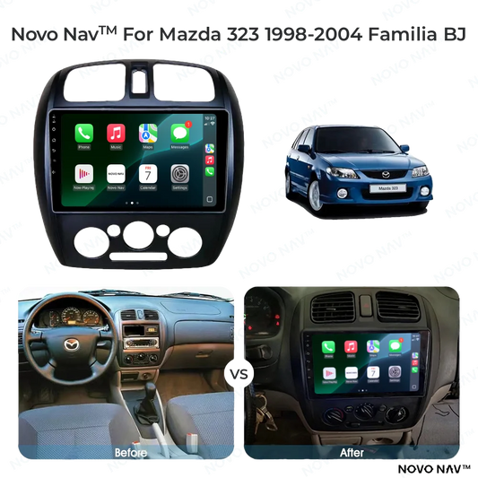 Mazda 323 1998-2004 Familia BJ Hatchback CarPlay and Android Auto Upgrade Kit