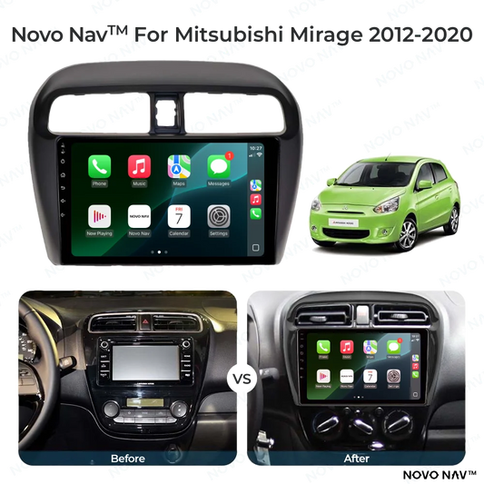 Mitsubishi Mirage 2012-2020 CarPlay and Android Auto Upgrade Kit