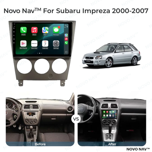 Subaru Impreza 2000-2007 CarPlay and Android Auto Upgrade Kit