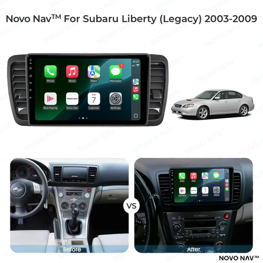 Subaru Liberty 2003-2009 CarPlay and Android Auto Upgrade Kit