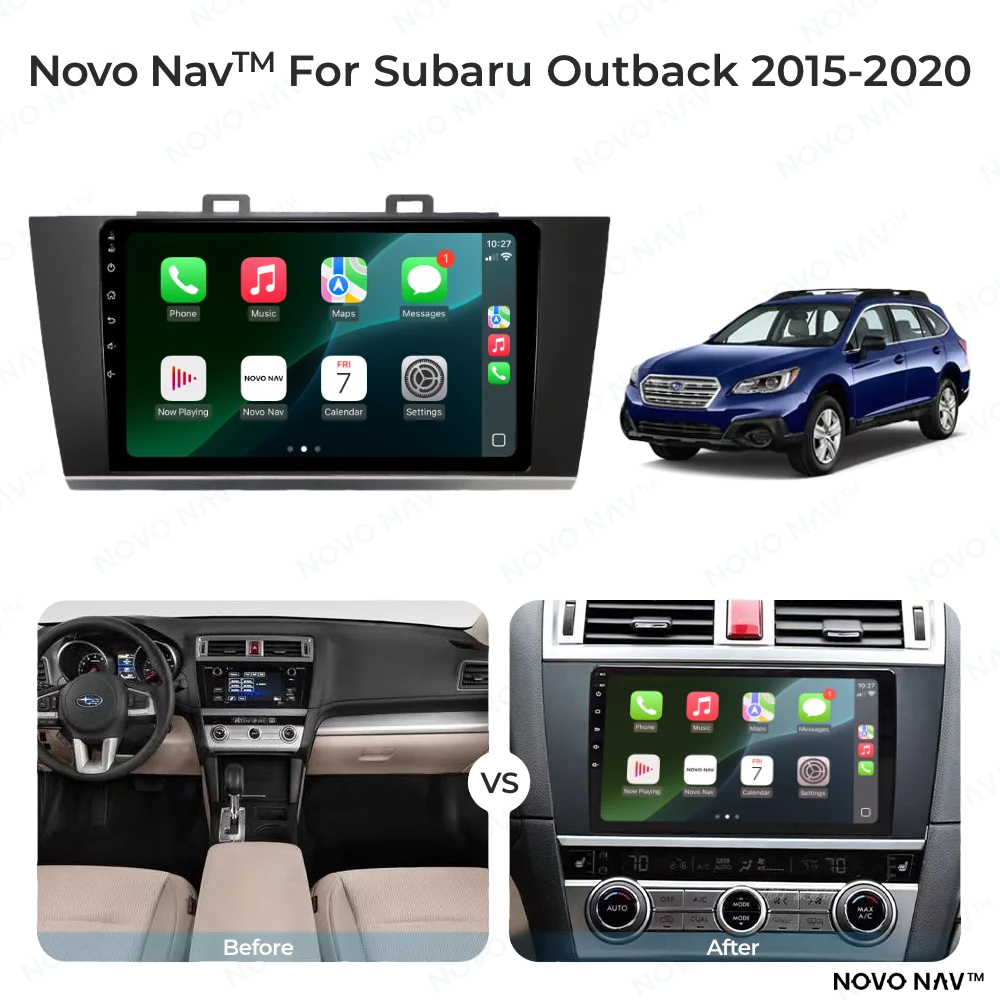 Subaru Outback 2015-2020 CarPlay and Android Auto Upgrade Kit