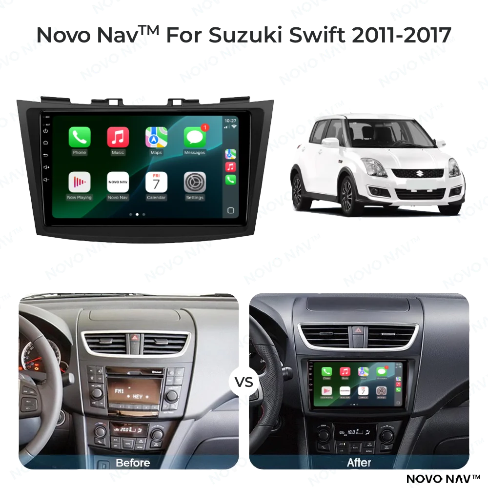 Suzuki Swift 2011-2017 CarPlay and Android Auto Upgrade Kit