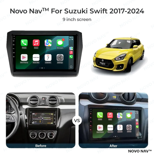Suzuki Swift 2017-2024 CarPlay and Android Auto Upgrade Kit