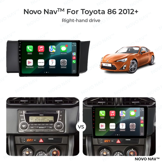 Toyota 86 2012-2022 CarPlay and Android Auto Upgrade Kit