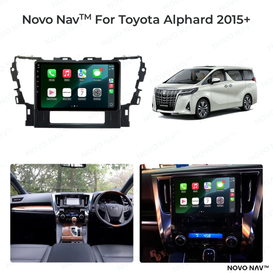 Toyota Alphard 2015-2025 CarPlay and Android Auto Upgrade Kit