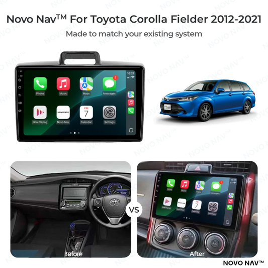 Toyota Corolla Fielder 2012-2021 CarPlay and Android Auto Upgrade Kit