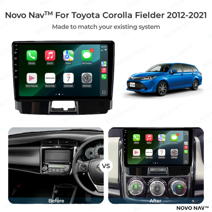 Toyota Corolla Fielder 2012-2021 CarPlay and Android Auto Upgrade Kit