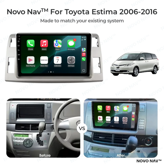 Toyota Estima 2006-2016 CarPlay and Android Auto Upgrade Kit
