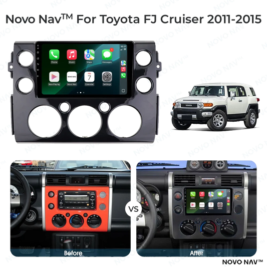 Toyota FJ Cruiser 2011-2015 CarPlay and Android Auto Upgrade Kit
