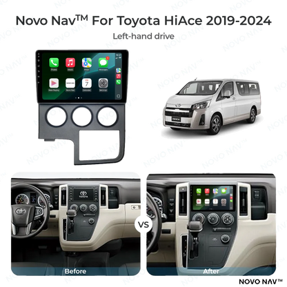 Toyota HiAce 2019-2024 CarPlay and Android Auto Upgrade Kit