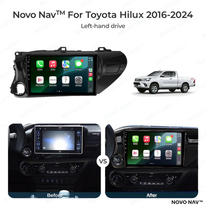 Toyota Hilux 2016-2024 CarPlay and Android Auto Upgrade Kit