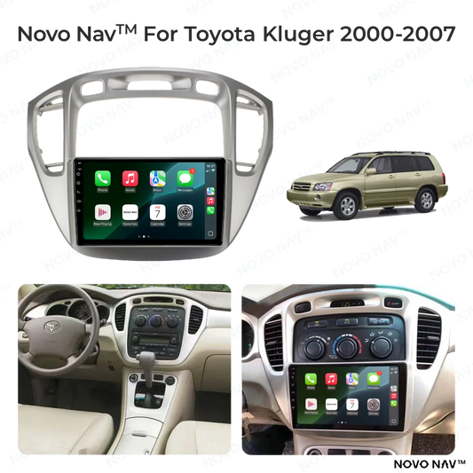 Toyota Kluger 2000-2007 CarPlay and Android Auto Upgrade Kit