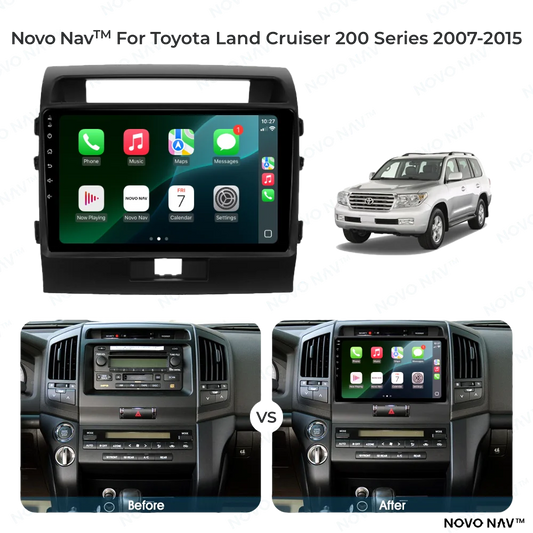 Toyota Land Cruiser 200 Series 2007-2015 CarPlay and Android Auto Upgrade Kit
