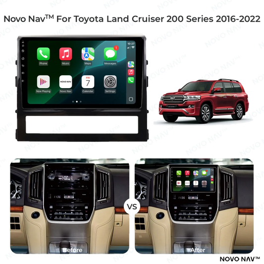 Toyota Land Cruiser 200 Series 2016-2022 CarPlay and Android Auto Upgrade Kit