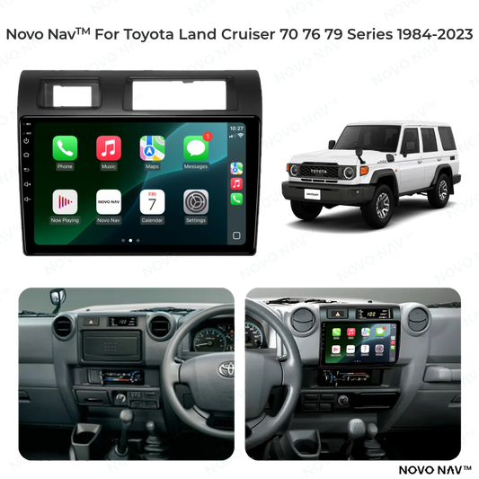 Toyota Land Cruiser 70 76 79 Series 1984-2023 CarPlay and Android Auto Upgrade Kit